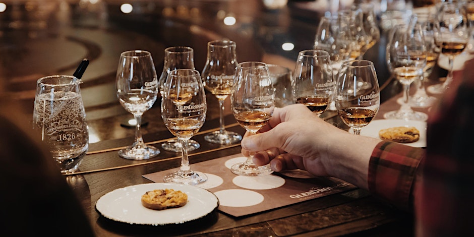 Whisky glasses on table at The Riverside Sheffield