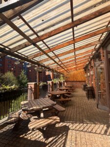 The Riverside Kelham Terrace for hire