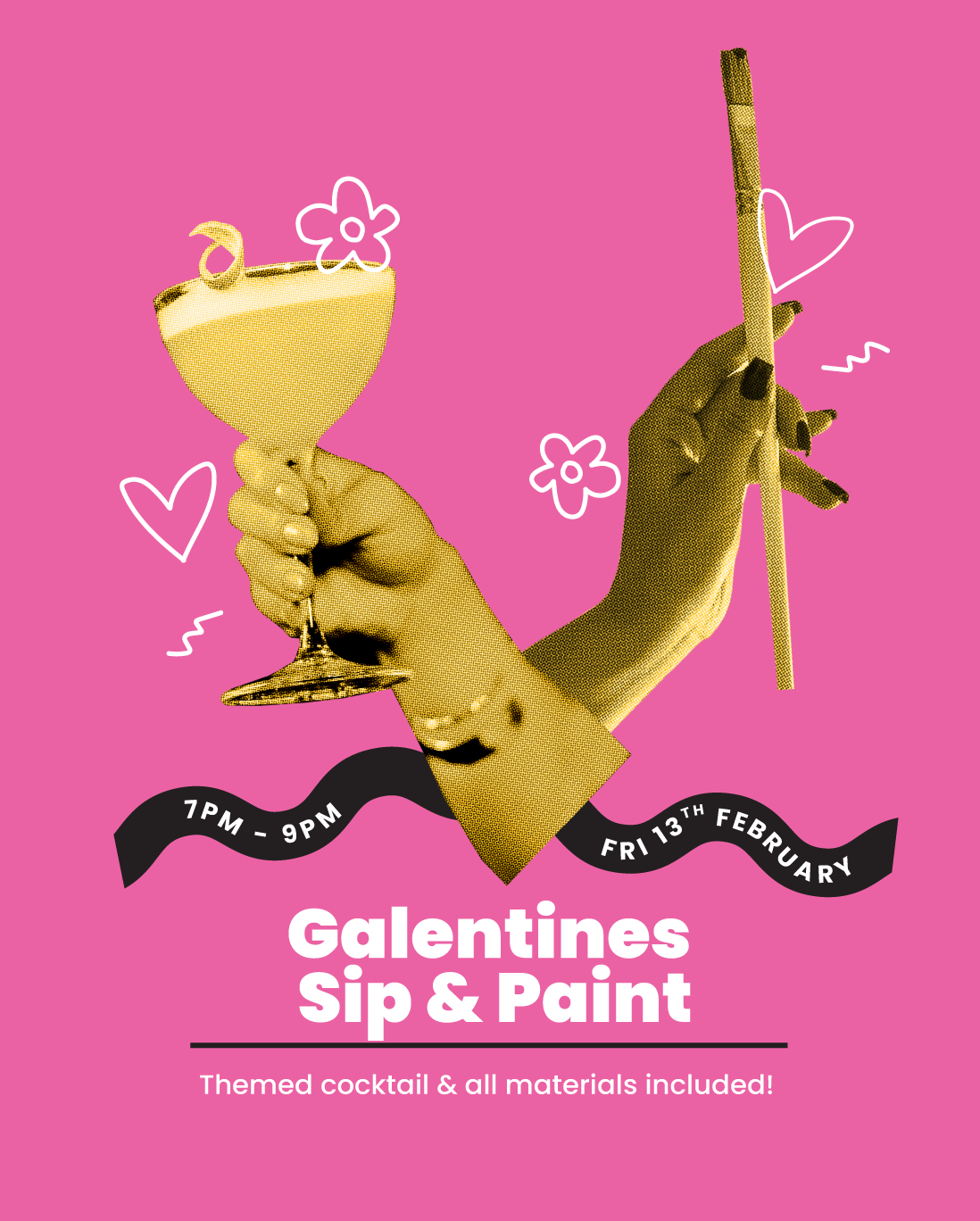 Galentine's Sip & Paint at Riverside Kelham